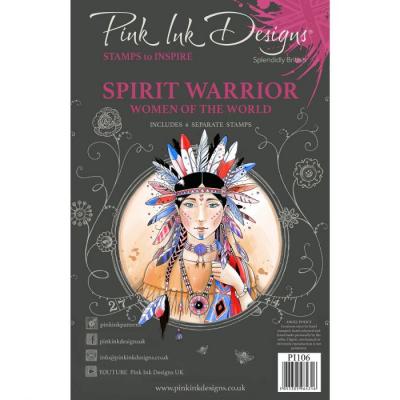Creative Expressions Pink Ink Designs Clear Stamps - Spirit Warrior